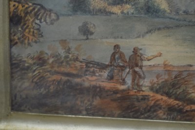Lot 391 - Nicholas Pocock OWS (British, 1740-1821) attr. - Watercolour - Avon Gorge from Leigh Woods
