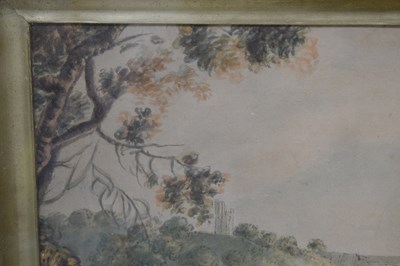 Lot 391 - Nicholas Pocock OWS (British, 1740-1821) attr. - Watercolour - Avon Gorge from Leigh Woods