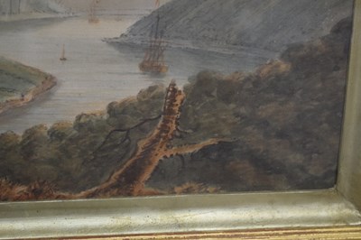 Lot 391 - Nicholas Pocock OWS (British, 1740-1821) attr. - Watercolour - Avon Gorge from Leigh Woods