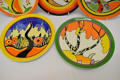 Lot 319 - Six Wedgwood/Bradford Exchange 'Bizarre World of Clarice Cliff' plates