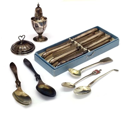 Lot 158 - Quantity of silver items