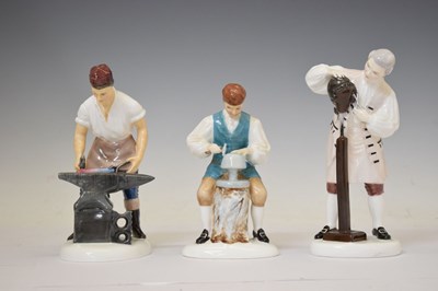 Lot 607 - Royal Doulton - Group of 'Williamsburg' figures