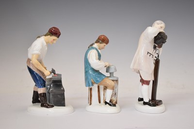 Lot 607 - Royal Doulton - Group of 'Williamsburg' figures
