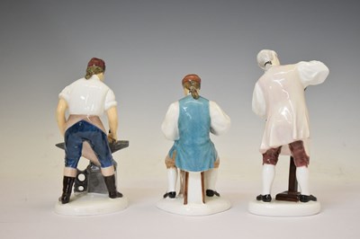 Lot 607 - Royal Doulton - Group of 'Williamsburg' figures