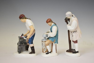 Lot 607 - Royal Doulton - Group of 'Williamsburg' figures