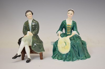Lot 607 - Royal Doulton - Group of 'Williamsburg' figures