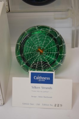Lot 573 - Collection of eleven limited edition Caithness glass paperweights