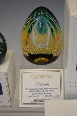 Lot 573 - Collection of eleven limited edition Caithness glass paperweights