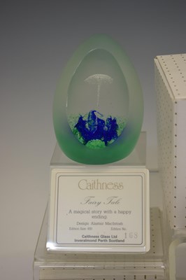 Lot 573 - Collection of eleven limited edition Caithness glass paperweights