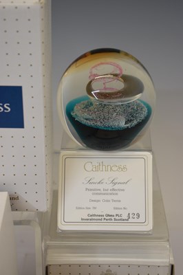 Lot 573 - Collection of eleven limited edition Caithness glass paperweights