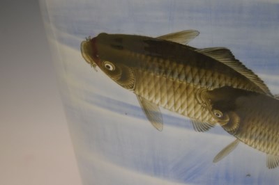 Lot 238 - Large Japanese Fukagawa porcelain vase