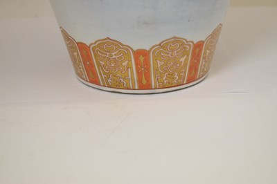 Lot 238 - Large Japanese Fukagawa porcelain vase