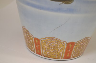 Lot 238 - Large Japanese Fukagawa porcelain vase