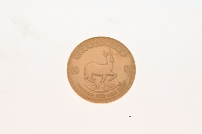 Lot 223 - South African 1oz fine gold Krugerrand coin, 1981