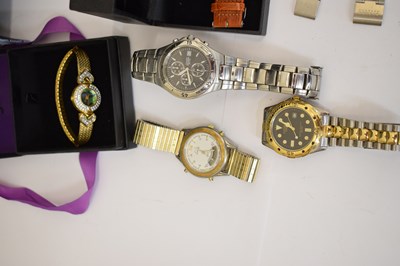 Lot 156 - Assorted gentleman's dress jewellery, watches and accessories