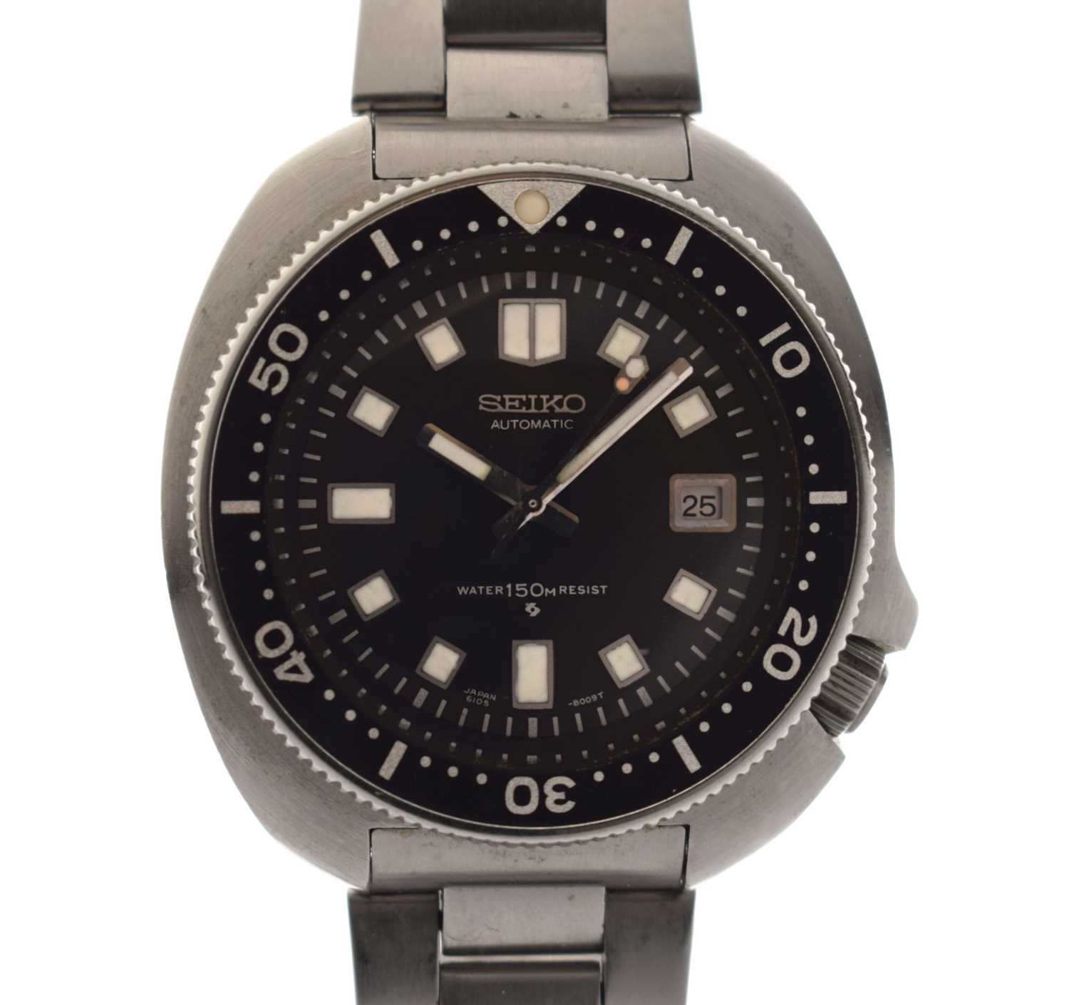 Lot 73 - Seiko - 'Captain Willard' divers bracelet watch, ref. 6105-8110