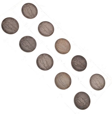 Lot 171 - Coins - Ten Edward VII Florins