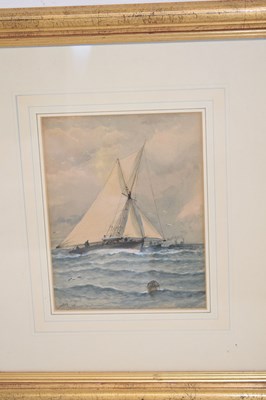 Lot 634 - Albert Ernest Markes (British 1865-1901) - Pair of marine watercolours