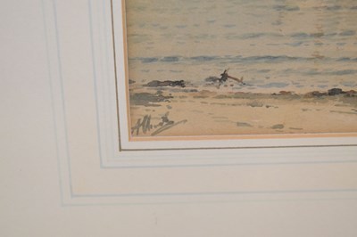 Lot 634 - Albert Ernest Markes (British 1865-1901) - Pair of marine watercolours