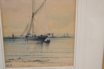 Lot 634 - Albert Ernest Markes (British 1865-1901) - Pair of marine watercolours
