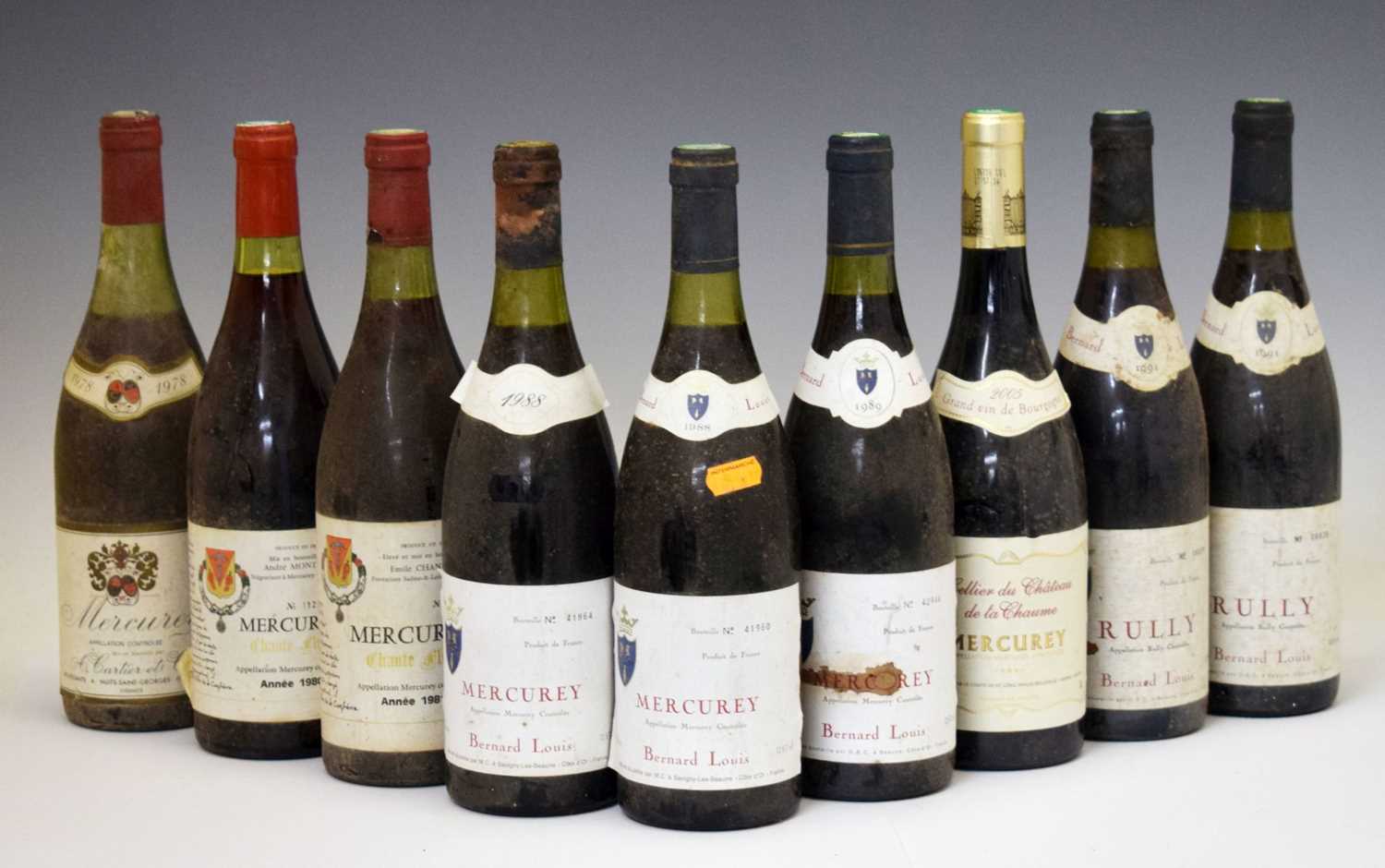 Lot 411 - Mercurey and Rully red wines