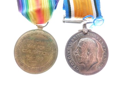 Lot 316 - British First World War Medal pair