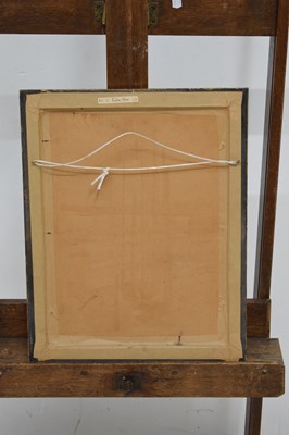 Lot 739 - Art Nouveau reverse print on glass