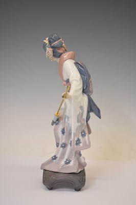 Lot 617 - Lladro - Group of four Japanese style figures