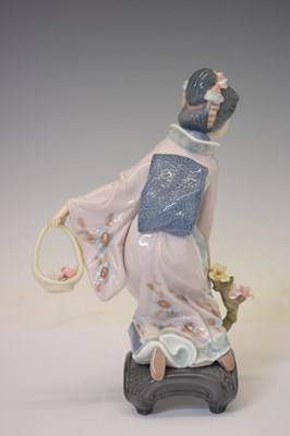 Lot 617 - Lladro - Group of four Japanese style figures