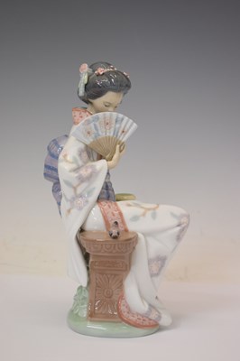 Lot 617 - Lladro - Group of four Japanese style figures