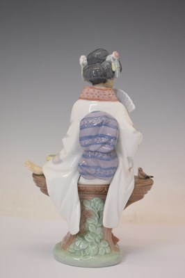 Lot 617 - Lladro - Group of four Japanese style figures