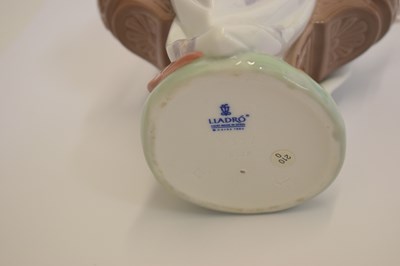 Lot 617 - Lladro - Group of four Japanese style figures