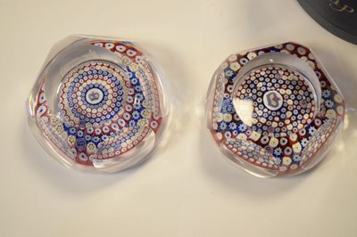 Lot 338 - Two Whitefriars millefiori paperweights