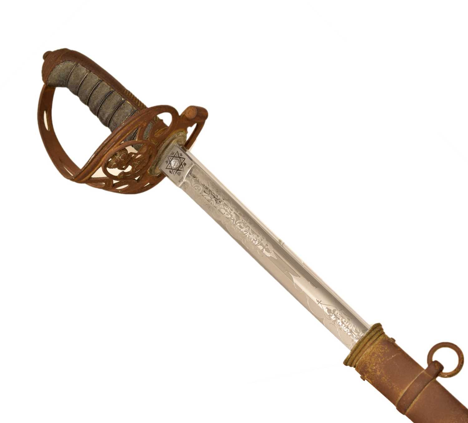 Lot 147 - Victorian Rifle Volunteers officers sword