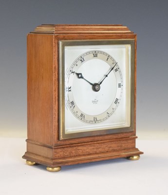 Lot 393 - Elliott mahogany mantle timepiece