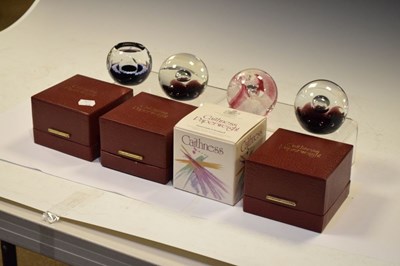 Lot 361 - Four Caithness Paperweights