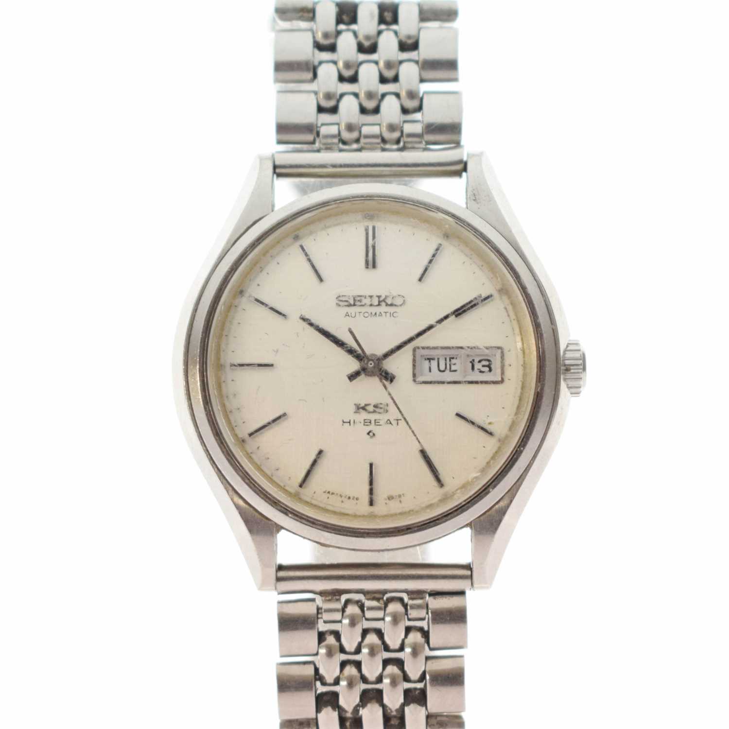 Lot 247 - Seiko - 'King Seiko' KS Hi-Beat bracelet watch, ref.5626-7121