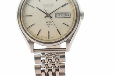 Lot 247 - Seiko - 'King Seiko' KS Hi-Beat bracelet watch, ref.5626-7121