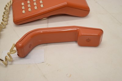 Lot 404 - TE59/2a green telephone, 1970s/80s Telecom Viscount, and black telephone
