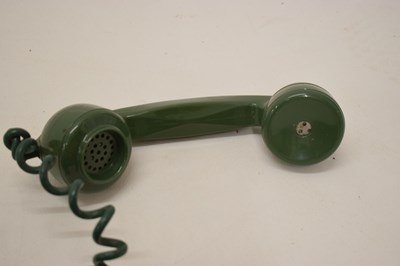 Lot 404 - TE59/2a green telephone, 1970s/80s Telecom Viscount, and black telephone