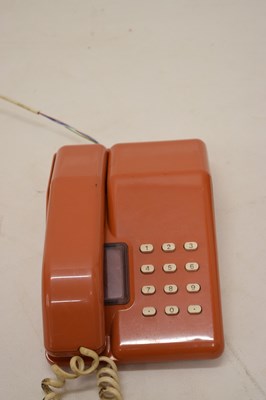 Lot 404 - TE59/2a green telephone, 1970s/80s Telecom Viscount, and black telephone