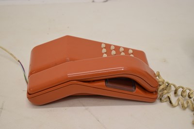 Lot 404 - TE59/2a green telephone, 1970s/80s Telecom Viscount, and black telephone