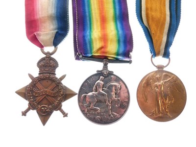 Lot 319 - First World War medal trio