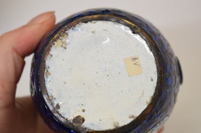 Lot 656 - Chinese Canton Famille Rose porcelain ginger jar and enamel pot
