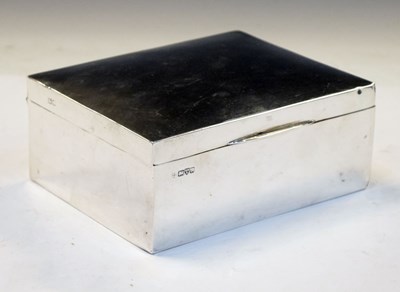 Lot 144 - Edward VII silver table box