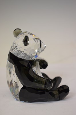 Lot 494 - Swarovski Crystal Collector's Society 'Endangered Wildlife' Pandas 2008