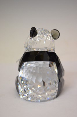 Lot 494 - Swarovski Crystal Collector's Society 'Endangered Wildlife' Pandas 2008