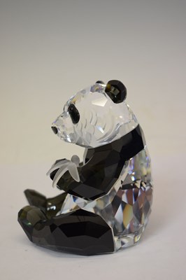 Lot 494 - Swarovski Crystal Collector's Society 'Endangered Wildlife' Pandas 2008