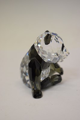 Lot 494 - Swarovski Crystal Collector's Society 'Endangered Wildlife' Pandas 2008