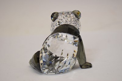 Lot 494 - Swarovski Crystal Collector's Society 'Endangered Wildlife' Pandas 2008